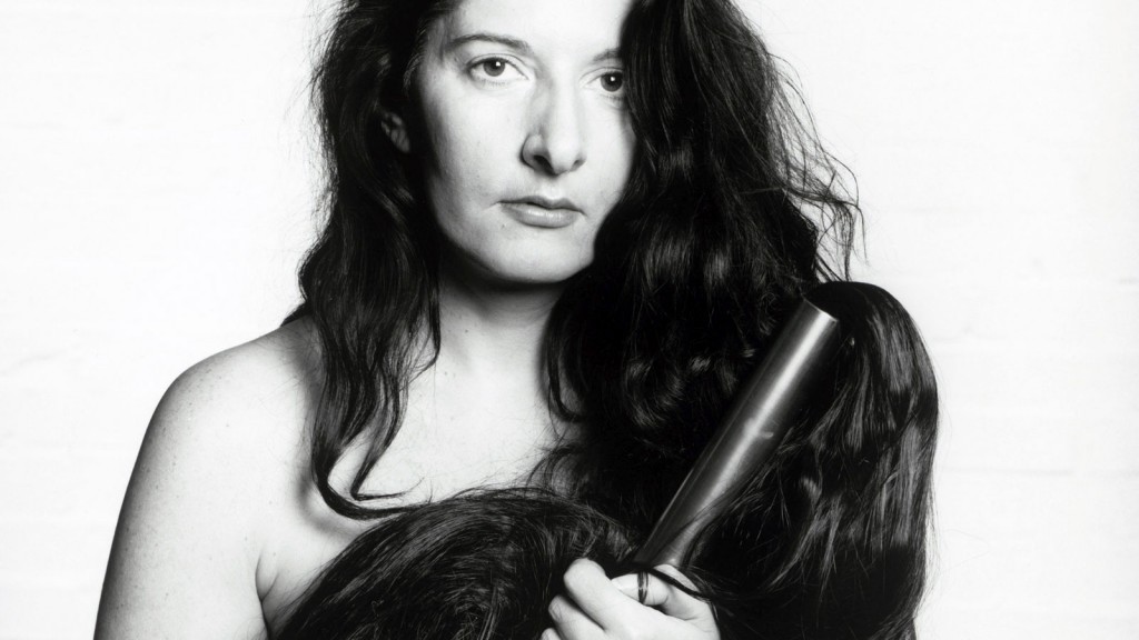 Detail of: Tomas Adel, Marina Abramović, 1994 © Tomas Adel